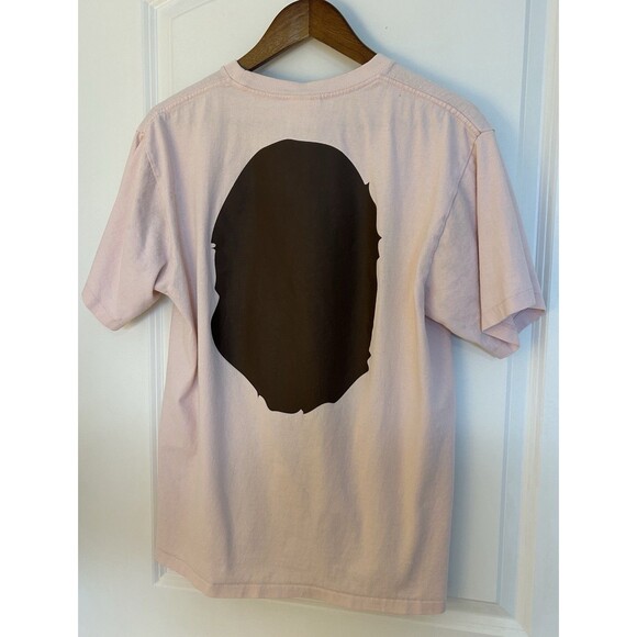 BAPE A Bathing Ape Mens T- Shirt Large Pink Big Head Graphic Print Tee - Picture 2 of 13